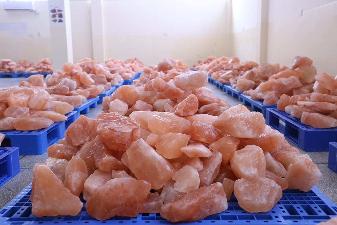 Himalayan pink salt products